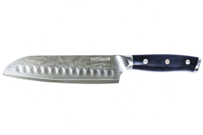 KATFINGER | Damaškový nůž Santoku 7" (17,8cm) | černý | KF102