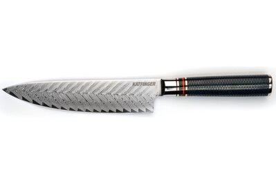 KATFINGER | Damaškový nůž šéfkuchaře 8" (20cm) | Resin | KF301