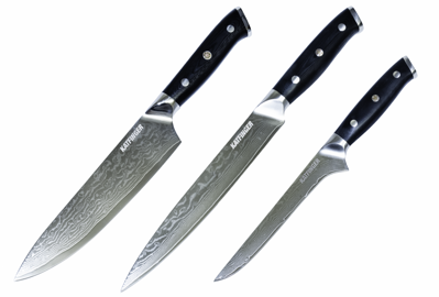 KATFINGER | Maso | sada damaškových nožů 3ks | KFs001