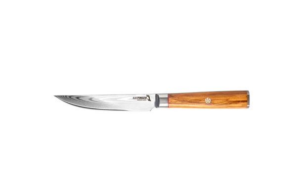 KATFINGER | Sada 4 damaškových steakových nožů 4,7&quot; (12cm) | Olive S | KFs407