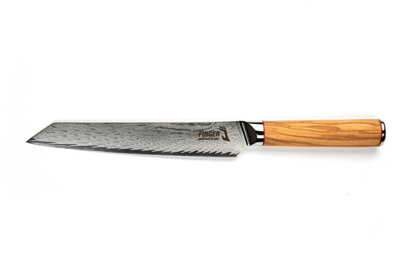 KATFINGER | Damaškový nůž na maso 8&quot; (20cm) | Olive | KF423