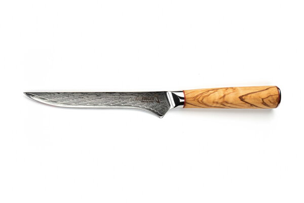 KATFINGER | Damaškový nůž vykošťovací 6,3&quot; (16cm) | Olive | KF422